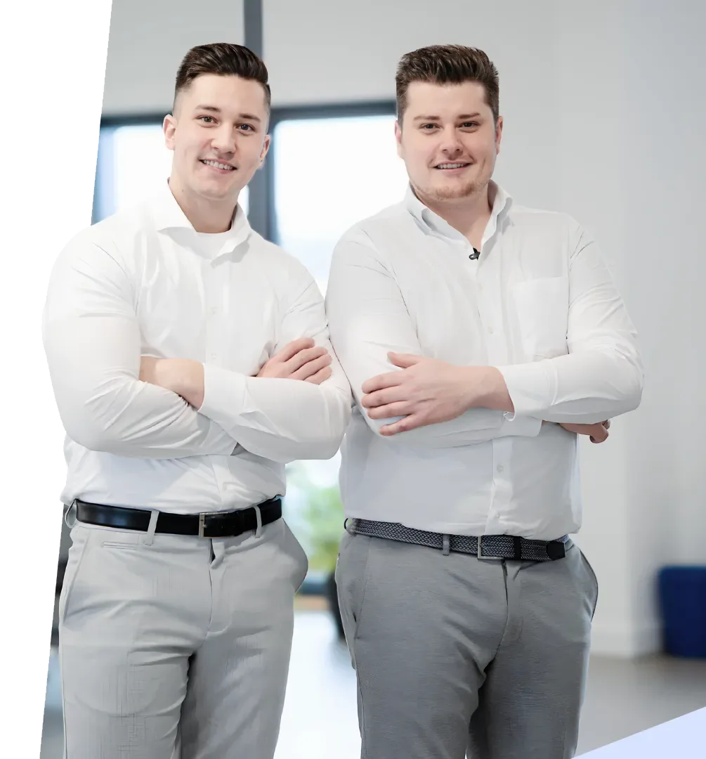 Chris und Philipp von Erfolg Buddies